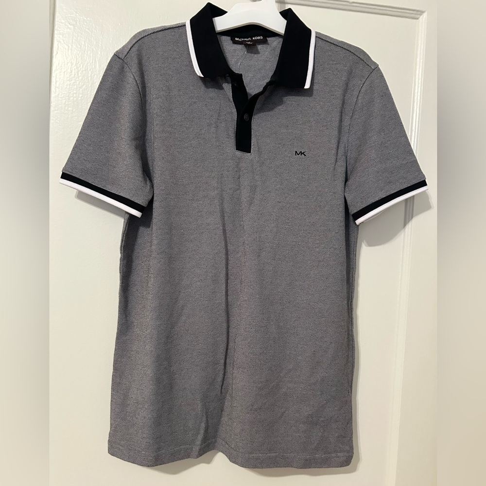 NWOT Michael Kors Charcoal Polo Shirt